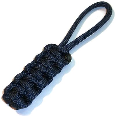 RedVex Zipper Pulls - Knife Lanyards - Equipment Lanyards - Paracord Cobra Style - Choose your Color & Size (QTY 5) (Navy Blue, 2.5 inch)