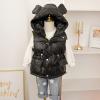 AMIMOJY Christmas Sales Clearance Today Toddler Boys Girls Winter Coat Bear Ears Solid Hooded Jacket Windproof Warm Outwear Girls Fall Prime Time Deals Today view 2