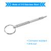 PATIKIL 316 Stainless Steel Quick Release Pin 2 Pack Bimini Top Pin Usable Length 2.63", Total Length 3", Dia 0.2" Boat Marine Hardware with Drop Cam & Spring for Deck Boat Bimini Top view 3