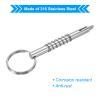 PATIKIL 316 Stainless Steel Quick Release Pin 4 Pack Bimini Top Pin Usable Length 2.6", Total Length 3", Dia 0.3" Boat Marine Hardware with Drop Cam & Spring for Deck Boat Bimini Top view 3