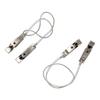 Fencing Club Fencing Foil/Saber Mask Cord, Elite Series, Head Wire Clamp Clip, Clear Wire, Competition Approved (2 Pack) view 2