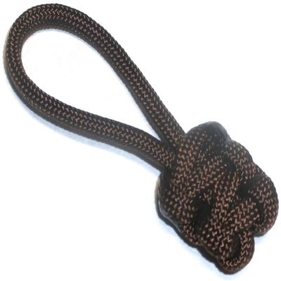 RedVex Zipper Pulls - Knife Lanyards - Equipment Lanyards - Paracord Cobra Style - Choose Your Color & Size (Qty 10) (Brown, 2.5 inch)