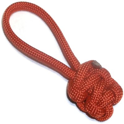 RedVex Zipper Pulls - Knife Lanyards - Equipment Lanyards - Paracord Cobra Style - Choose Your Color & Size (Qty 3) (Burnt Orange, 2.5 inch)