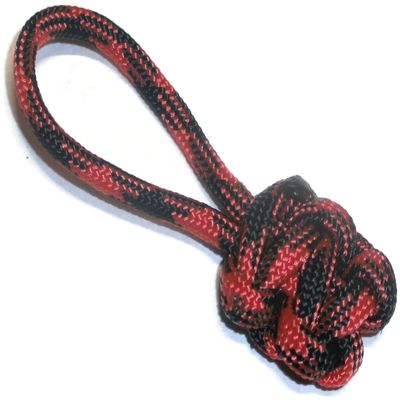RedVex Zipper Pulls - Knife Lanyards - Equipment Lanyards - Paracord Cobra Style - Choose Your Color & Size (Qty 10) (Black and Red, 2.5 inch)