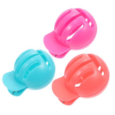 Yardwe 3pcs Golf Ball Liner Tool for Manual Marking Durable Golfing Accessories with Positioning Clip for Straight Lines for Alignment Blue Red