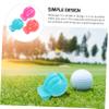 Yardwe 3pcs Golf Ball Liner Tool for Manual Marking Durable Golfing Accessories with Positioning Clip for Straight Lines for Alignment Blue Red view 2