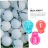 Yardwe 3pcs Golf Ball Liner Tool for Manual Marking Durable Golfing Accessories with Positioning Clip for Straight Lines for Alignment Blue Red view 3