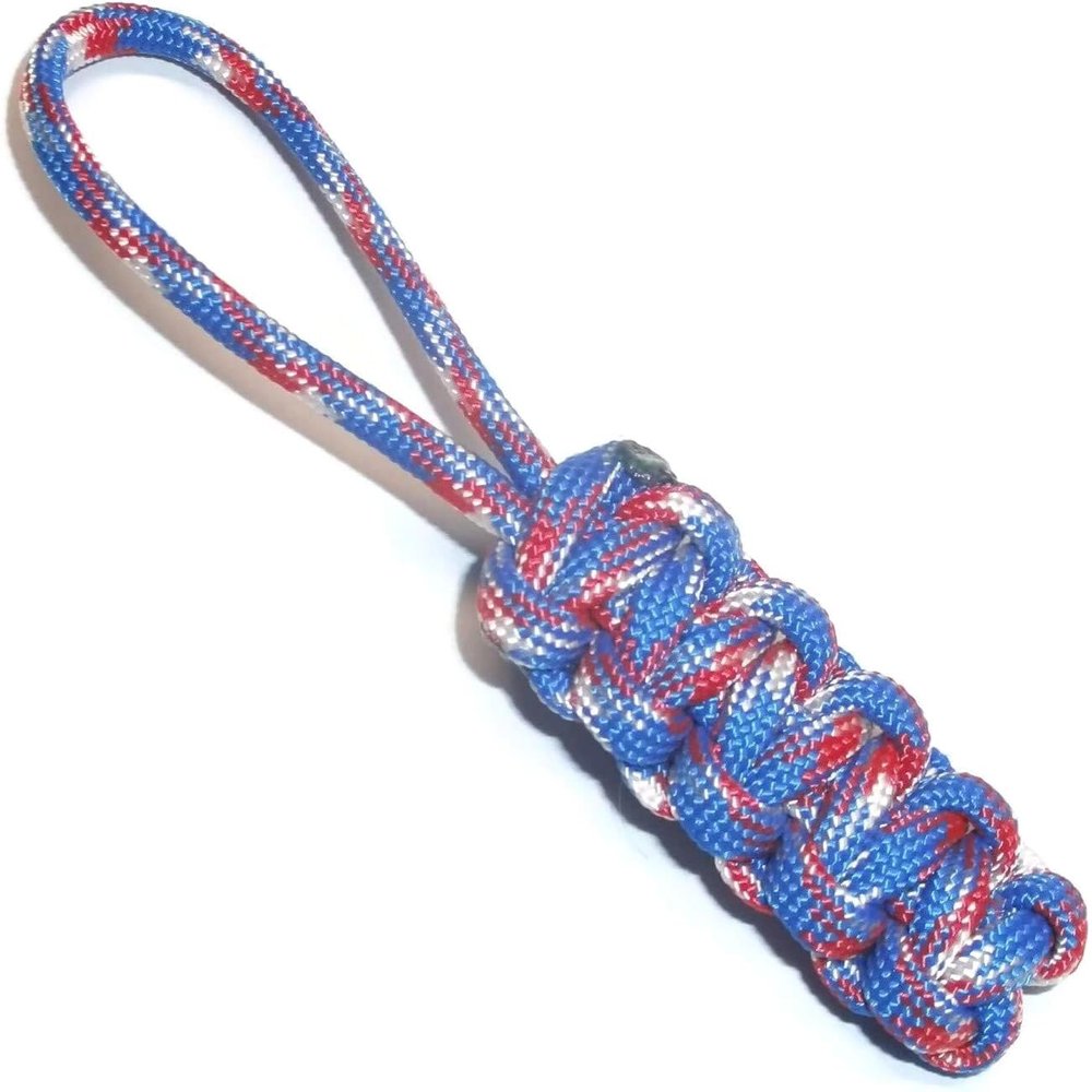 RedVex Paracord Zipper Pulls/Lanyards - 4" - (Qty-3) Choose Your Color (USA)