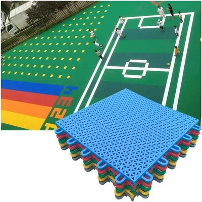 Modular Interlocking Floor Tiles School Kindergarten Modular Interlocking Floor Tiles, Outdoor Playground Amusement Park Weatherproof Sports Mat, Easy to Install (1PCS Red)
