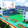 Modular Interlocking Floor Tiles School Kindergarten Modular Interlocking Floor Tiles, Outdoor Playground Amusement Park Weatherproof Sports Mat, Easy to Install (1PCS Red) view 2