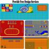 Modular Interlocking Floor Tiles School Kindergarten Modular Interlocking Floor Tiles, Outdoor Playground Amusement Park Weatherproof Sports Mat, Easy to Install (1PCS Red) view 3