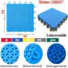 Modular Interlocking Floor Tiles School Kindergarten Modular Interlocking Floor Tiles, Outdoor Playground Amusement Park Weatherproof Sports Mat, Easy to Install (1PCS Red) view 4