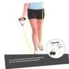 1 Set of Swimming Training Band Adjustable Pool Swim Training Tether Handle 20lb Yellow Resistance Band for Swimmers view 3