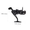 1pc Fishing Wheel Metal Fishing Reel for Sea Lightweight and Design for Boat Reef and Rock Sturdy Construction Hard Grip and Handle view 2