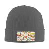 Butterfly Daisy Fashionable Adult Knitted Wool Hat,Unisex Brimless Cap,Ideal for Casual Wear view 2