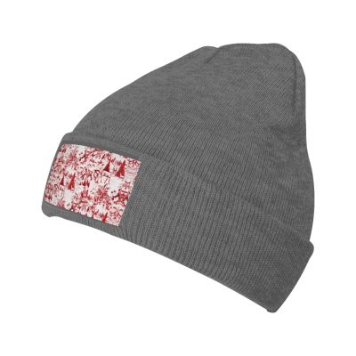 Animal Wilderness Bear Deer Fashionable Adult Knitted Wool Hat,Unisex Brimless Cap,Ideal for Casual Wear