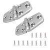 316 Stainless Steel Butt Hinges, 3" x 1.5" Heavy Duty Marine Hatch Hinge Casting Cabinet Door Hinge with Screws for Boats, Cabinet, Yachts, Doors, Windows, Cabinets (2 Pack) view 1