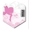 US Darts 4 Sets (12 Flights) Pentathlon Slim Pink 'Fairy' Dart Flights - 100 Micron - Ex-Tough view 1
