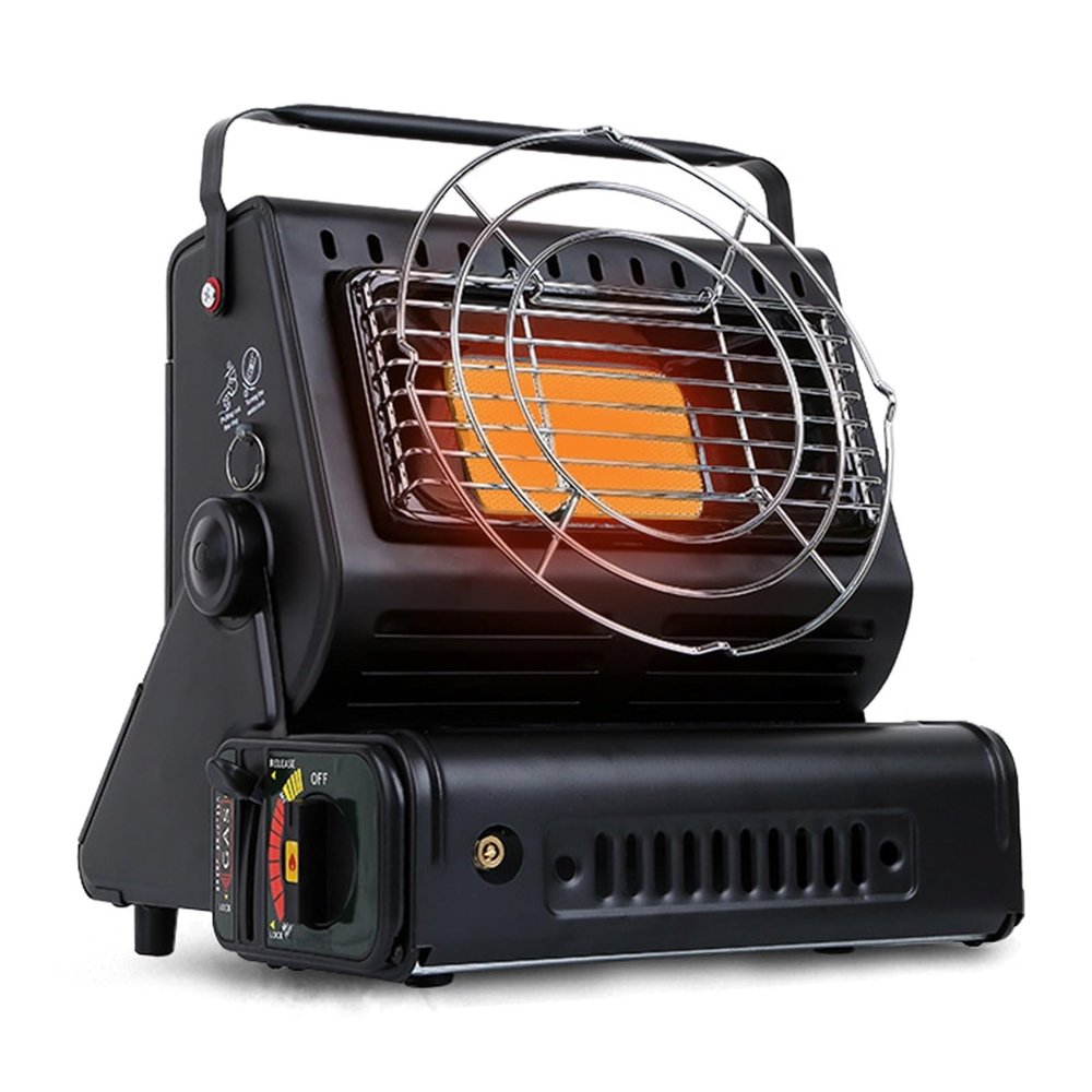 CUTSKY 1300W Gas Heater Dual-use Camping Heater Portable Gas Oven Compatible with Heating Cooking