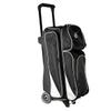 ELITE Deluxe 3-Ball Roller Bowling Bag | Spacious Bowling Bags | Rolling Bag with 5 Smooth and Sturdy Wheels | Holds Up to 3 Bowling Balls | Built-in USB Charging Port view 2