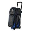 ELITE Deluxe 3-Ball Roller Bowling Bag | Spacious Bowling Bags | Rolling Bag with 5 Smooth and Sturdy Wheels | Holds Up to 3 Bowling Balls | Built-in USB Charging Port