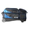 ELITE Deluxe 3-Ball Roller Bowling Bag | Spacious Bowling Bags | Rolling Bag with 5 Smooth and Sturdy Wheels | Holds Up to 3 Bowling Balls | Built-in USB Charging Port view 3