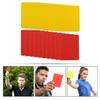 LIOOBO 60pcs Football Referee Cards Soccer Judge Cards PVC for Soccer Referee Standard Wallet Practical for Sports view 2
