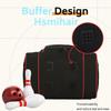 Hsmihair Bowling Ball Bag for Single Ball, Bowling Tote with Padded Holder,Fits Shoes up to Mens Size 14, Carry Bag for Bowling Accessories view 2