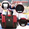Hsmihair Bowling Ball Bag for Single Ball, Bowling Tote with Padded Holder,Fits Shoes up to Mens Size 14, Carry Bag for Bowling Accessories view 3