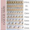 Creatively Cluttered Plug Earring Holder DIY Slats, Custom Gauge Size Wooden Organizer (2g (6mm), Raw Wood) view 3
