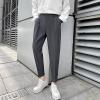Buddhi Mens 2024 Stretch Dress Pants Slim Fit Skinny Suit Pants Casual Travel Dress Work Pants Work Travel Dress Casual Tapered Pants Tapered Dress Pants Stretch Suit Pants Dark Gray view 3
