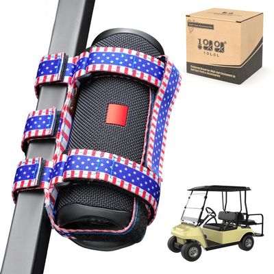 10L0L Speaker Mount for Golf Cart,Portable Speaker Holder with Adjustable Strap Fit Bluetooth Wireless Speakers Secure onto Golf Cart/Bike/Beach Umbrella/Boat,Purple