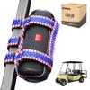 10L0L Speaker Mount for Golf Cart,Portable Speaker Holder with Adjustable Strap Fit Bluetooth Wireless Speakers Secure onto Golf Cart/Bike/Beach Umbrella/Boat,Purple view 1