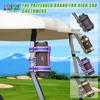 10L0L Speaker Mount for Golf Cart,Portable Speaker Holder with Adjustable Strap Fit Bluetooth Wireless Speakers Secure onto Golf Cart/Bike/Beach Umbrella/Boat,Purple view 2