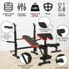 Hicient 660lbs Olympic Weight Bench Set with Squat Rack, Bench Press Set with Preacher Curl & Leg Developer, Multifunctional 5 in 1 Adjustable Foldable Wourkout Bench Set, Exercise Equipment for Home view 2