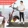 Hicient 660lbs Olympic Weight Bench Set with Squat Rack, Bench Press Set with Preacher Curl & Leg Developer, Multifunctional 5 in 1 Adjustable Foldable Wourkout Bench Set, Exercise Equipment for Home view 4