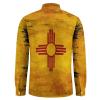 Distressed New Mexico Flag Fashion Mens Long Sleeve Shirt Button-Down Tops T Shirts Casual Pocket Tees 2XL view 4