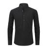 Men's Dress Shirts Casual Long Sleeve Button Down T Shirts Formal Business Work Office Solid Loose Fit Fashion Blouse view 2