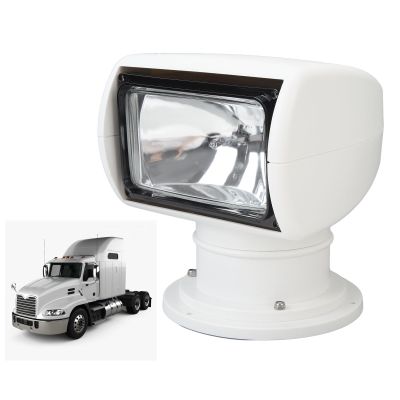 100W Marine Spotlight, 360 Rotate, IP67 Portable Halogen Remote Control Searchlight for Yachts, Fishing Boats (12V)