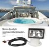 100W Marine Spotlight, 360 Rotate, IP67 Portable Halogen Remote Control Searchlight for Yachts, Fishing Boats (12V) view 3