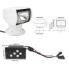 100W Marine Spotlight, 360 Rotate, IP67 Portable Halogen Remote Control Searchlight for Yachts, Fishing Boats (12V) view 4