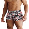 COOFANDY Mens Athletic Swim Jammers Quick Dry Square Leg Swim Briefs Fashion Swimsuit Plant Prints XL view 1
