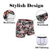 COOFANDY Mens Athletic Swim Jammers Quick Dry Square Leg Swim Briefs Fashion Swimsuit Plant Prints XL view 4