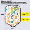 Cazesdoo Personalized Graphite Pickle Balls Paddles Custom Pickle Paddles Add Your Photo,Text,Logo Set Include 2 Pickleballs Paddles with 4 Balls and 1 Portable Carry Bag 40 Colors-Sky-Blue view 2