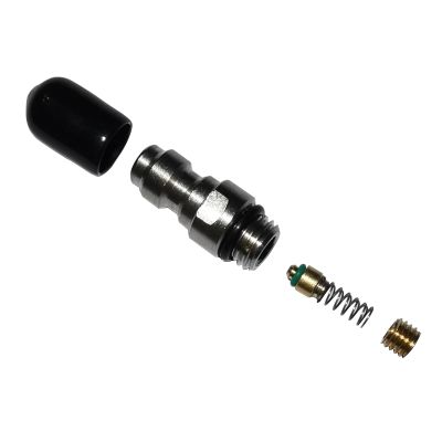 Aopkeo 8mm Fill Nipple Male Quick Disconnect Valve with One Way Foster Stainless Steel for Paintball Airsoft PCP Diving Mountaineering (M8*1 Thread)