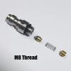 Aopkeo 8mm Fill Nipple Male Quick Disconnect Valve with One Way Foster Stainless Steel for Paintball Airsoft PCP Diving Mountaineering (M8*1 Thread) view 3