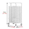 35L Yoga Mat Holder for Home Gym, Movable Yoga Mat Organizer with Wheels, Yoga Mat Equipment Storage Racks, Space-saving Yoga Mat Organizer (Size : Gold) view 2