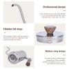 iBasingo 300ml Titanium Gooseneck Kettle for Stove Top Burners Ultralight Pour Over Coffee Maker Drip Filter Kettle Swan Neck Coffeepot with Wood Handle Ti3091D view 3