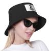 Break Dance Trendy Sun Hat Unisex Bucket Hat for Travel Hiking Safari Vacation Fishing Cap Uv Protection Boonie Hat Black view 3
