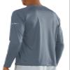 NORTHYARD Men's Sun Protection Shirts UPF 50+ Long Sleeve Swim Rash Guard Shirt Running Workout Athletic Hiking UV Fishing Cloud 4XL view 2